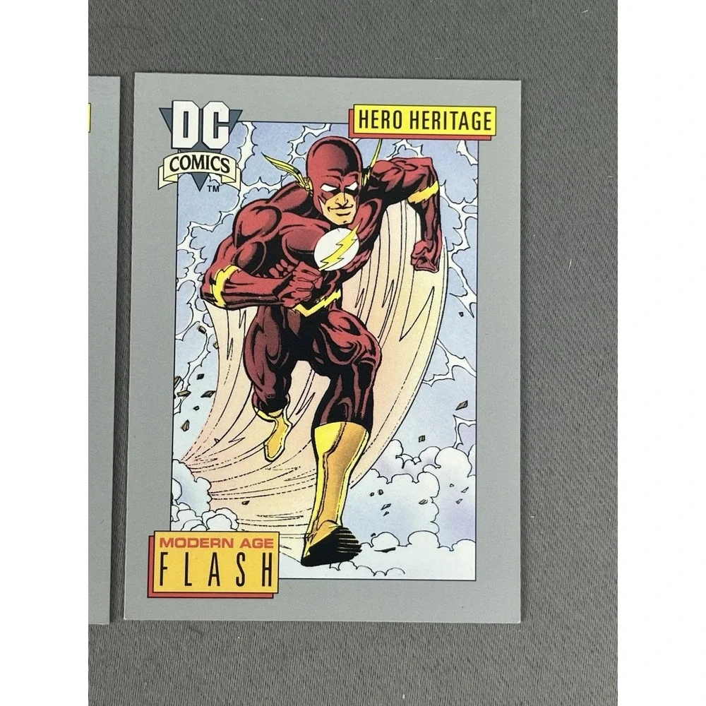 1991 DC Comic Cards FLASH Hero Heritage Set Of 3